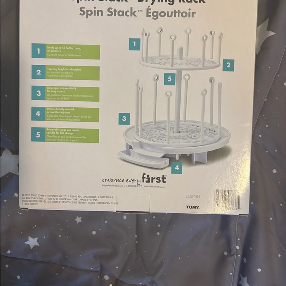 Spin Stack Drying Rack - White - Picture 2 of 2